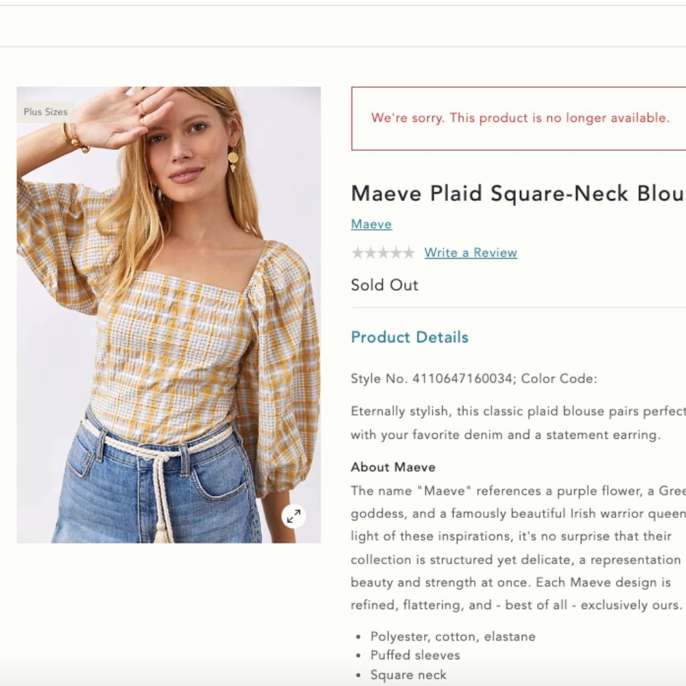 Maeve Blouse--Anthropologie
